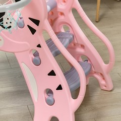3 in 1 Toddler Slide for Indoor Basketball Hoop Climber Anti-slip Lightweight