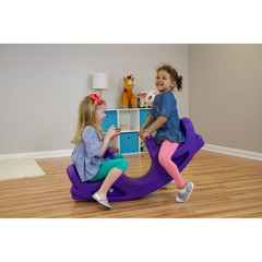 Rock & Roll Teeter Totter Seesaw for Kids and Toddlers Indoor or Outdoor Use