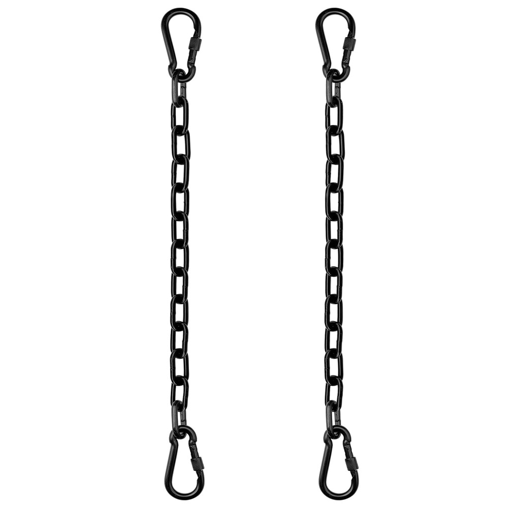 20 Inch Heavy Duty Swing Chain Kit with Automatic Locking Buckles, Galvanized…