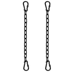 20 Inch Heavy Duty Swing Chain Kit with Automatic Locking Buckles, Galvanized…