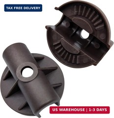 Garden Swing Plastic Fittings for GT Wicker Swing GCS00229C, Fits 23/32″ Round S