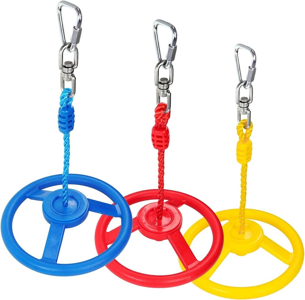 Rainbow Craft 3-Pack Ninja Monkey Wheels Obstacle/Swing Set Attachments *NEW*