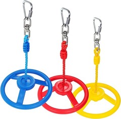 Rainbow Craft 3-Pack Ninja Monkey Wheels Obstacle/Swing Set Attachments *NEW*