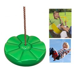 Heavy Duty Plastic Disc Tree Swing With PE Rope For Kids Children Outdoor P UQHO