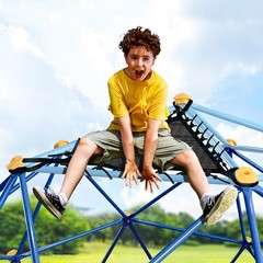 Net Chair for 10FT 11FT Climbing Dome, Sturdy Climber Dome Accessories, Easy …