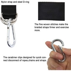 Tree Swing Strap Heavy Duty Easy Install Outdoor Equipment Triceps Rope 220lbs