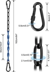 64inch Hanging Swing Chair Chain 2 4 Free Quick Links 1000LB Load Bearing,Indoor