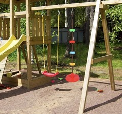 REDCAMP Climbing Rope Disc Tree Swing Heavy Duty Kids Adults w/ Straps Hooks