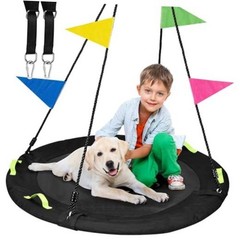 Tree Swing, Saucer Flying Swing for Kids, 900lbs Weight Capacity, with 40 Inch