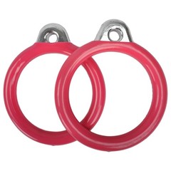 Swing Set Stuff Inc. Commercial Coated Round Trapeze Rings (Pink) pair fun 0015