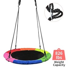 Tree Swing, Saucer Flying Swing 40 Inch for Kids, 900lbs Weight Multicolor
