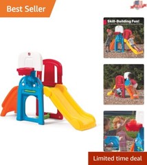 Ultimate Children’s Sports Climber Playset with Slide & Crawlspace, 2-6 Yrs Old