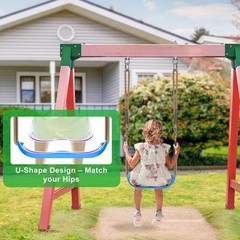 Heavy Duty Swing Seat with Adjustable Rope Swing Seats for Kids Plastic Tree …