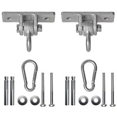 Heavy Duty Permanent Swing Hanger Brackets Set for Indoor and Outdoor Use