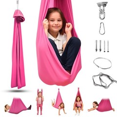 Sensory Swing for Kids and Adults. Indoor and Outdoor Therapy – or Blue Pink