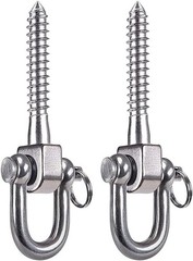 2 Pack Swing Hangers Swing Set Hooks Stainless Steel Hammock Hooks for Porch …