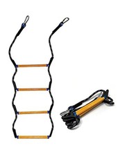 Boat Rope Ladder, Heavy Duty Climbing Rope 450Lbs Strength, 14mm 4 STEP