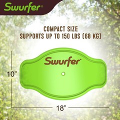 Swurfer Kids Outdoor Tree Swing: Durable, Easy Setup, Weatherproof, 150 lbs
