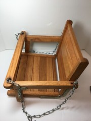 Wooden Baby Hanging Swing Seat Gym-Dandy GLIDER – RIDER 1970 Collector’s Item.