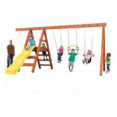 DIY Yourself Pioneer Custom Outdoor Swing Set Hardware Kit with Playset Accessor