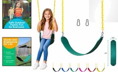 Durable Green Swing Seat Replacement Kit for Kids & Adults – Easy Installation