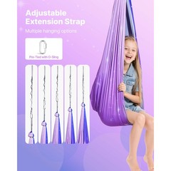 Uimoso Double-Layer Sensory Hammock Swing with 300lbs Weight Capacity
