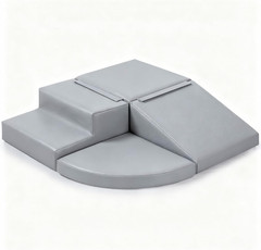 Foam Climbing Blocks for Toddlers: 4 PCS Soft Play Toys – Waterproof PU Leather