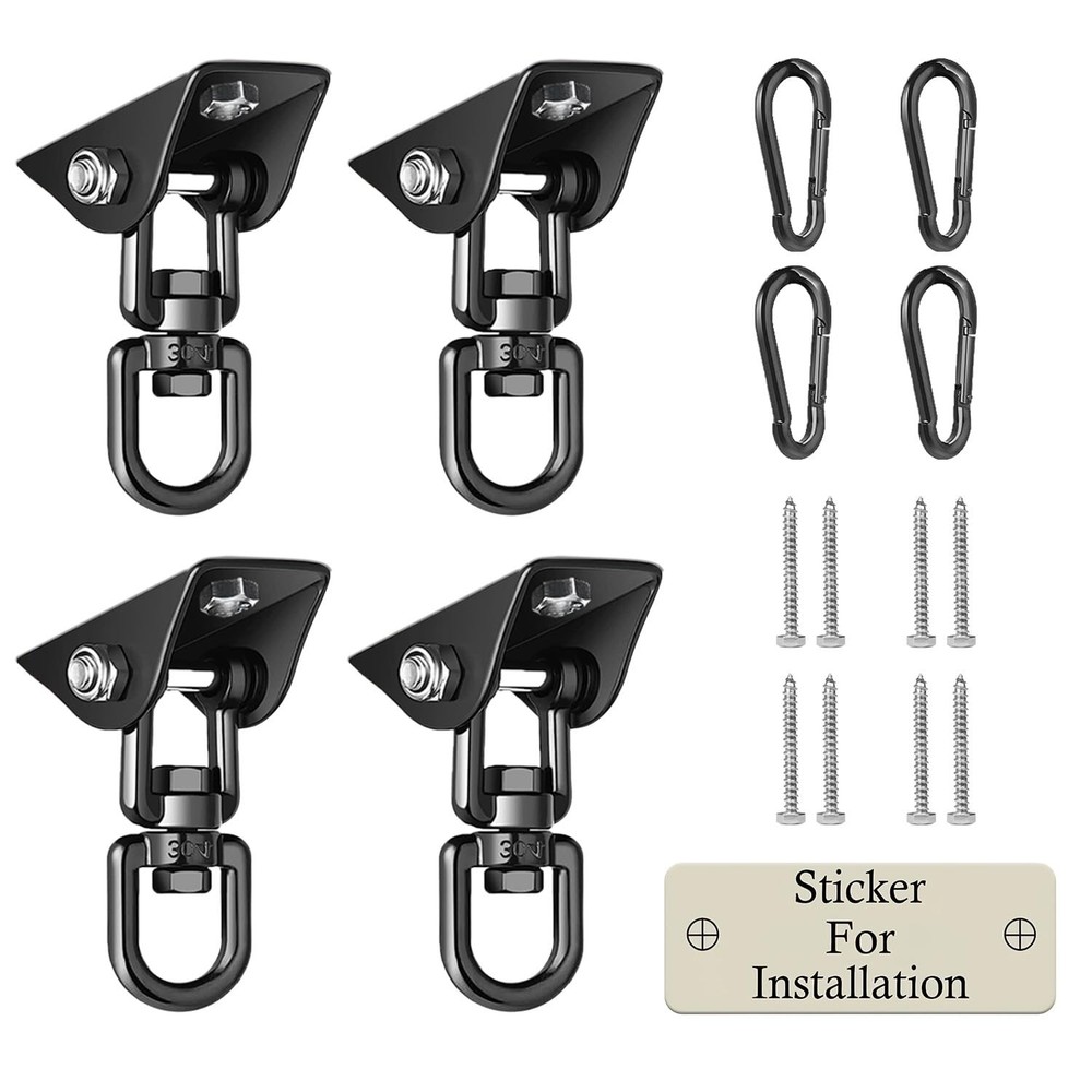 Heavy Duty Swing Hangers for Wooden Sets 2000 LB Capacity Hammock Hanger 360 …