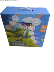 Hyponix 65 ft Zipline Kitmonkey Tree Climbers Multicolor Size 65 ft