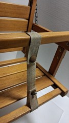 NICE Hedstrom Baby Toddler Wood Swing w/Chains USA Swingset NEW!