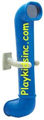 Swing set play Jungle Gym Backyard playground 15″ L Telescope Periscope Blue
