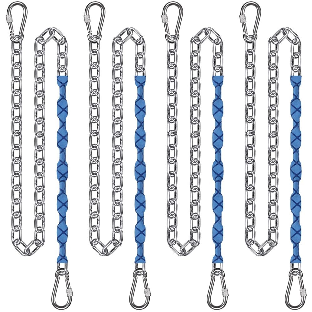 BeneLabel 4-Pack 65″ Stainless Steel Swing Chains with 4-pack