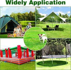 4 Pack Ground Anchors Screw in 18 Inch Spiral Swing Set Trampoline Earth Anchor