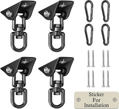 4 Pack of Heavy Duty Swing Hangers 1000 LB Capacity, 304 Stainless Steel