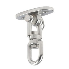 Stainless Steel Heavy Duty Swing Hangers 360° Swivel Swing Set Hooks for Yoga
