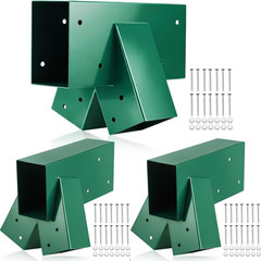 3 Pcs Heavy Duty Swing Set Bracket Kit – 3 A-Frame Hardware for DIY Outdoor Play