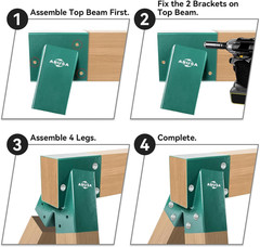 Heavy Duty Swing Set Replacement Kit with Seats, Brackets & Hangers