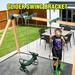 Heavy Duty Glider Swing Brackets, 400lbs Conversion Kit for Play Set, Univers…