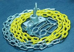 Swing set,tire swivel swing chains,Playset tirekit,Zinc Plated eyebolts,PVC54YBG
