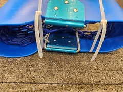 Baby Swing EVA Swing Hanging Basket Swing for Your Baby Kid Outdoor Blue