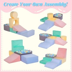 Climbing Toys for Toddlers 1-3, Foam Climb Blocks for Baby，6-Piece Baby Climb…