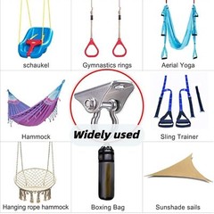 Heavy Duty Swing Hangers Stainless Steel Swing Hooks Ceiling Mount Swing Hard…