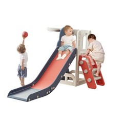 Toddler Slide,Kids Climber Slide with Storage Space and Non-Slip Red