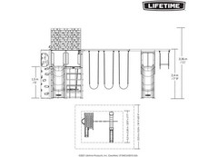 Lifetime 91080 Big Stuff Deluxe Swing Set (Earthtone)