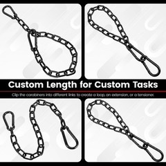 1000LB Heavy Duty Hanging Swing Chain, 6mm Thick 304 Stainless Steel Hanging …