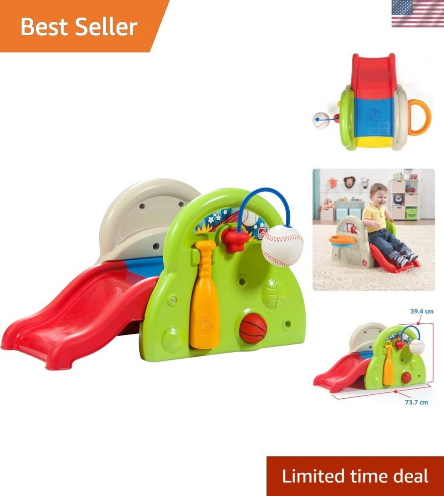 Sports-Tastic Activity Center, Toddler Sports Playset, Indoor/Outdoor Slide, …
