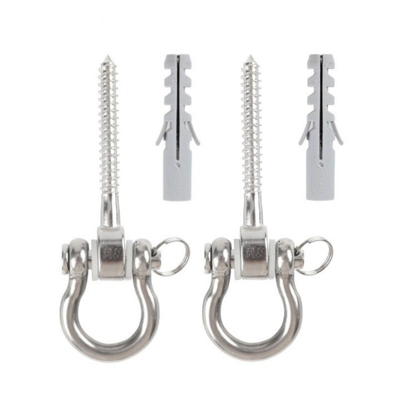 2Pcs Sandbag Hook 180° Swing Set Swing Hardware for For Gym Hammock Chair Porch