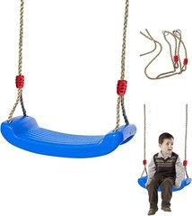 Swing Seat-Heavy Duty Non Slip Tree Swing Set Playground Swing Set, Blue