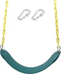 Heavy Duty 66-Inch Swing Seat with Plastic-Coated Chain – Family Fun Upgrade