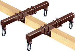 Swingset Conversion Bracket – No Tree, No Problem, Convert Your Swingset to a Sw